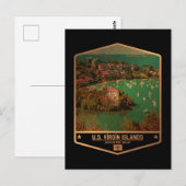 Carte Postale Îles Vierges américaines (Devant / Derrière)