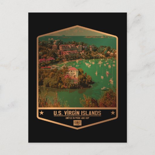 Carte Postale Îles Vierges américaines (Devant)