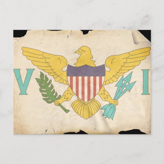 CARTE POSTALE ÎLES VIERGES AMÉRICAINES (Devant)