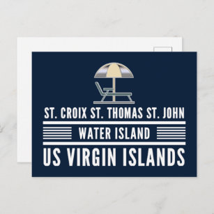 Carte Postale Îles Vierges américaines Sainte-Croix St. Thomas U