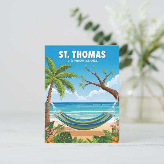 Carte Postale Îles Vierges américaines St Thomas (Debout devant)