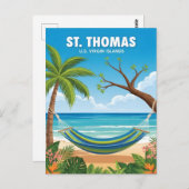 Carte Postale Îles Vierges américaines St Thomas (Devant / Derrière)