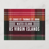 Carte Postale Îles Vierges américaines USVI Madras Caraïbes (Devant)