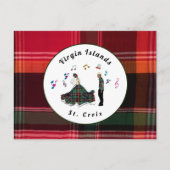 Carte Postale Îles Vierges américaines USVI Madras Danseuses St. (Devant)