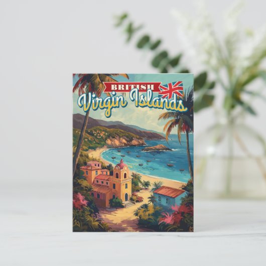 Carte Postale Îles Vierges britanniques (Debout devant)