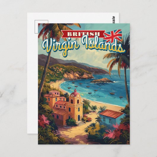 Carte Postale Îles Vierges britanniques (Devant / Derrière)