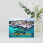 Carte Postale Îles Vierges britanniques Les bains (Debout devant)