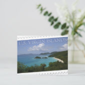 Carte Postale Îles Vierges des États-Unis - Baie Trunk de St. Jo (Debout devant)