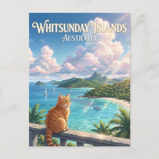 Carte Postale Îles Whitsunday Australie (Devant)