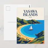Carte Postale Îles Yasawa Fidji (Devant / Derrière)