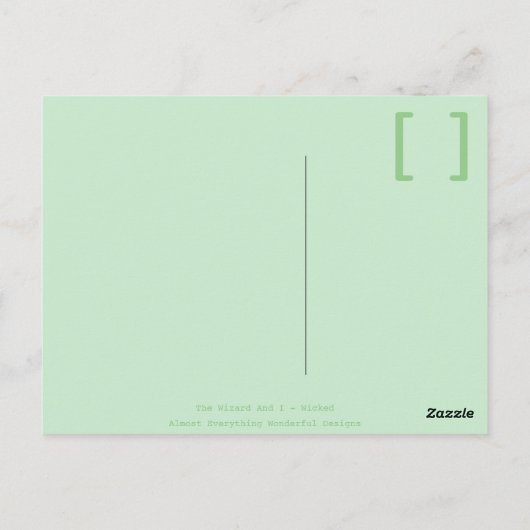 Carte postale illimitée // (Dos)