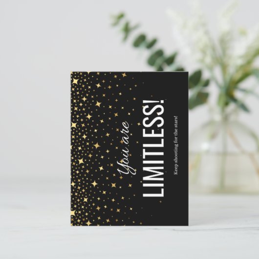 Carte postale illimitée (noir) (Debout devant)