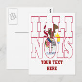 Carte Postale Illinois (Devant / Derrière)