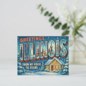 Carte postale ILLINOIS (Debout devant)