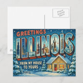 Carte postale ILLINOIS (Devant / Derrière)