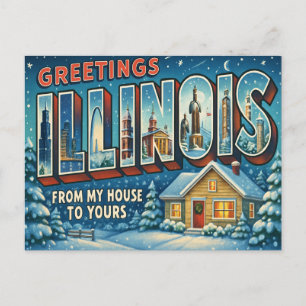 Carte postale ILLINOIS