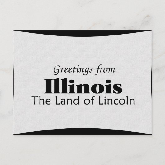 Carte Postale Illinois (Devant)