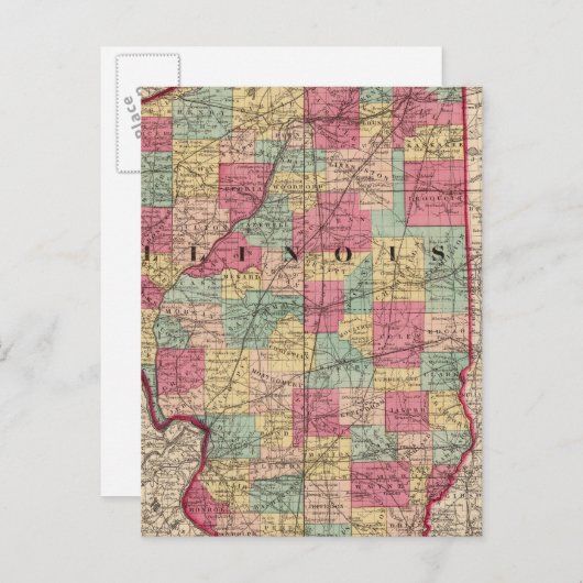 Carte Postale Illinois 12 (Devant / Derrière)