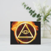Carte Postale Illuminati en feu (Debout devant)