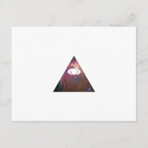 Carte Postale Illuminati Eye