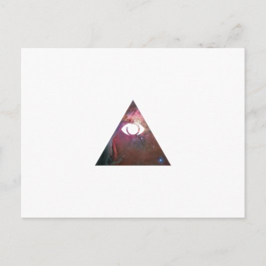 Carte Postale Illuminati Eye (Devant)