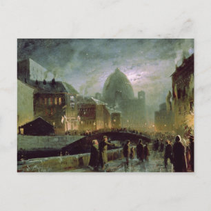 Carte Postale Illuminations à Saint-Pétersbourg, 1869