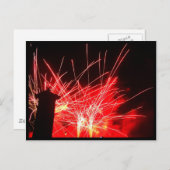 Carte Postale Illuminations Feux d'artifice (Devant / Derrière)