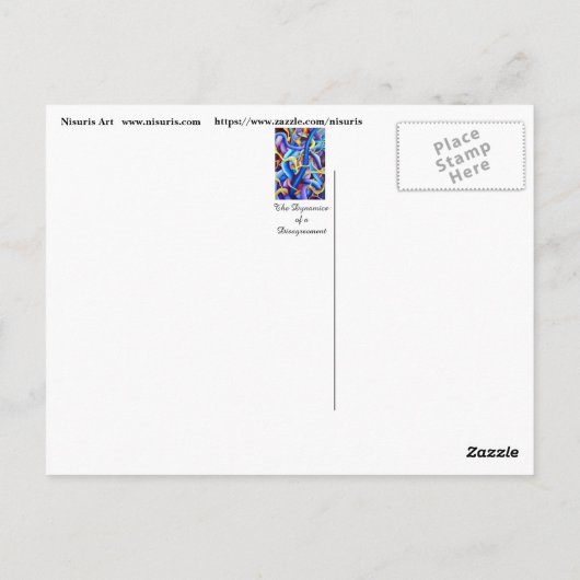 Carte Postale Illusion de Depth (Dos)