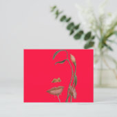 Carte Postale Illusion de fleur faciale (Debout devant)