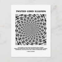 Illusion de la corde tordue (fausse spirale)