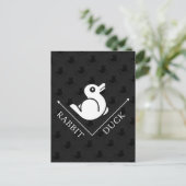 Carte Postale Illusion de lapin de canard (Debout devant)