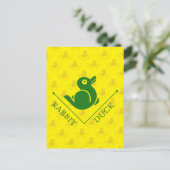 Carte Postale Illusion de lapin de canard (Debout devant)