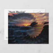 Carte Postale "Illusion de Nash" (Devant / Derrière)