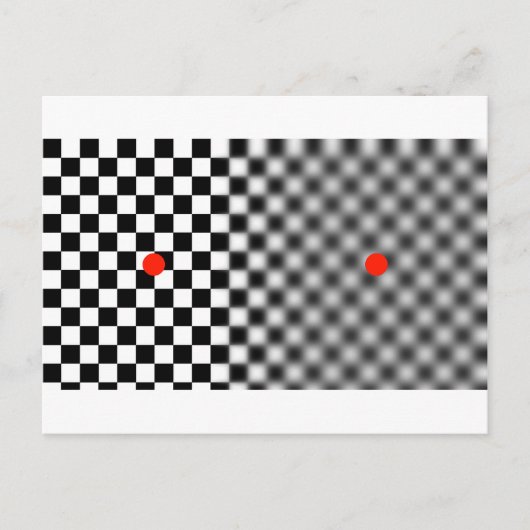 Carte Postale illusion d'optique - bougez ! (Devant)