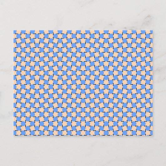 Carte Postale illusion d'optique - motif (Devant)