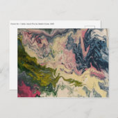 Carte Postale Illusion No 1 Alpha - Pour acrylique (Devant / Derrière)