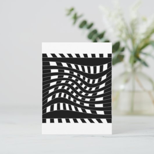 Carte Postale Illusion optique (Debout devant)