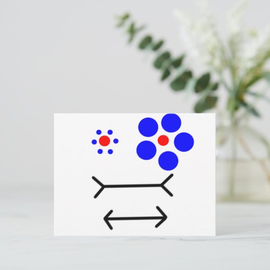 Carte Postale Illusion optique (Debout devant)