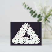 Carte Postale illusion optique (Debout devant)