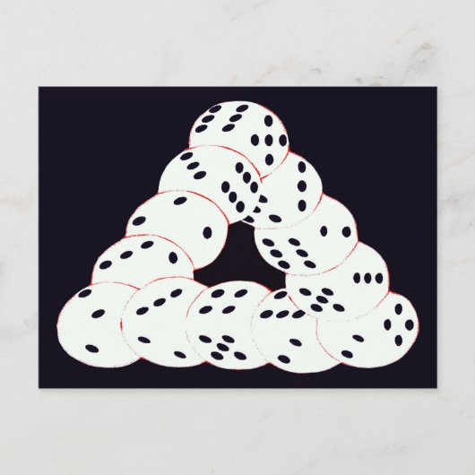 Carte Postale illusion optique (Devant)