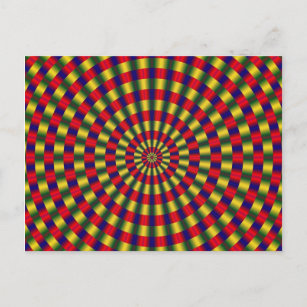 Carte postale Illusion optique 1