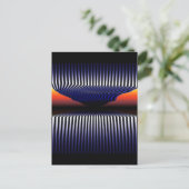 Carte Postale illusion optique 3d sans fin surréalisme (Debout devant)