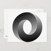 Carte Postale Illusion optique circulaire impossible (Devant / Derrière)