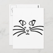 Carte Postale Illusion optique de chat ou de souris (Devant / Derrière)