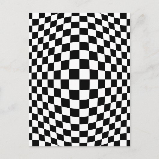 Carte Postale Illusion optique du tableau de bord (Devant)