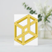 Carte Postale Illusion optique illusion impossible illusion 3d G (Debout devant)