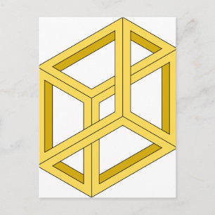 Carte Postale Illusion optique illusion impossible illusion 3d G