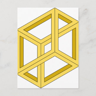 Carte Postale Illusion optique illusion impossible illusion 3d G