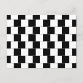 Carte Postale Illusion optique murale de café Lignes horizontale (Devant)