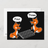 Carte Postale Illusion optique noir (Devant / Derrière)